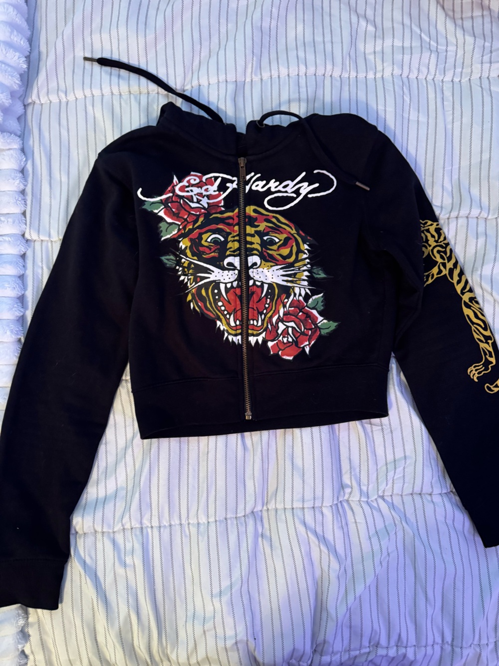 Ed Hardy Crop Hoodie